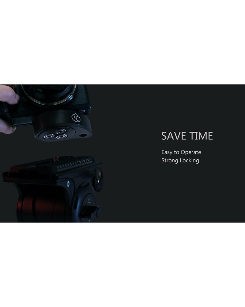 YC ONION Peach Universal Camera Tripod Quick Release