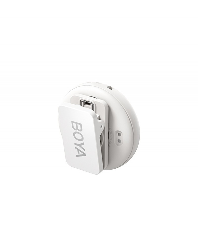 BOYA Omic-U Type-C 2.4GHz Dual-Channel Wireless Microphone System (White)