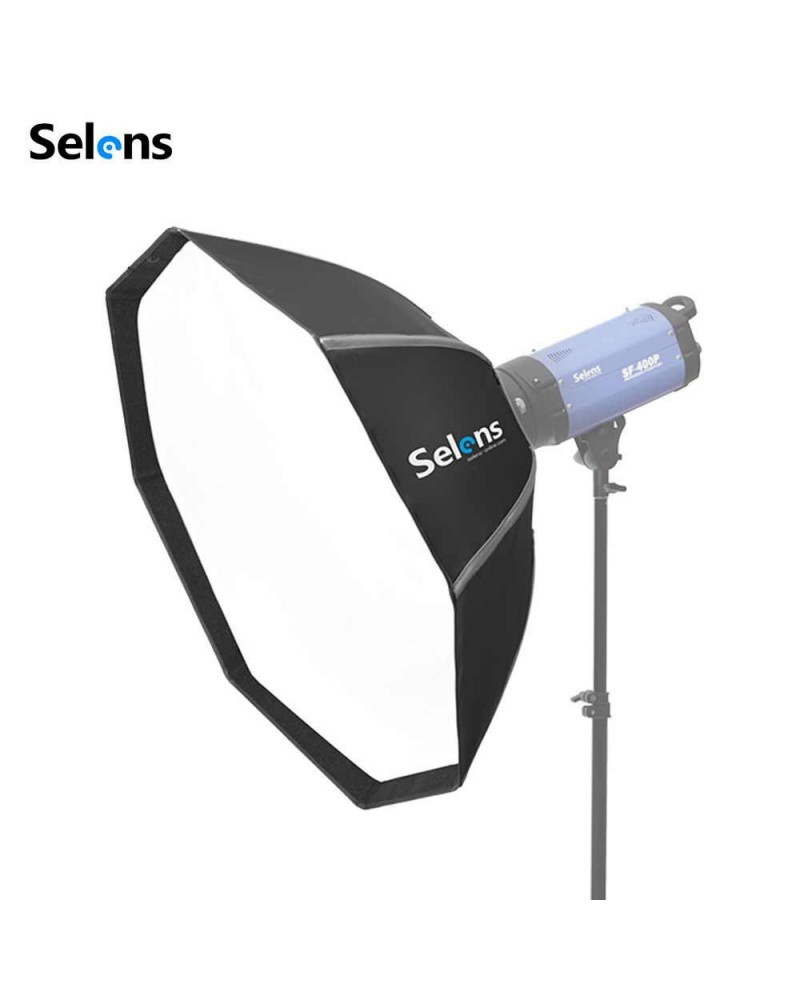 Selens 60cm Octagon Softbox Umbrella Bowens Mount for Studio Light Strobe