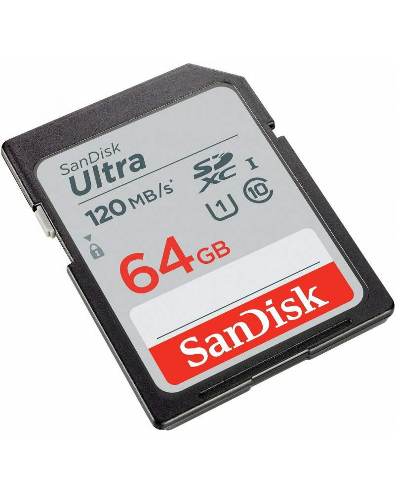 SanDisk Ultra UHS-I 100MBs Class 10 SDXC Memory Card - 64GB
