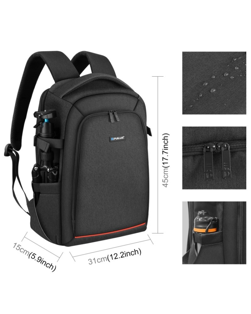 PULUZ Outdoor Portable Waterproof Scratch-proof Dual Shoulders Backpack