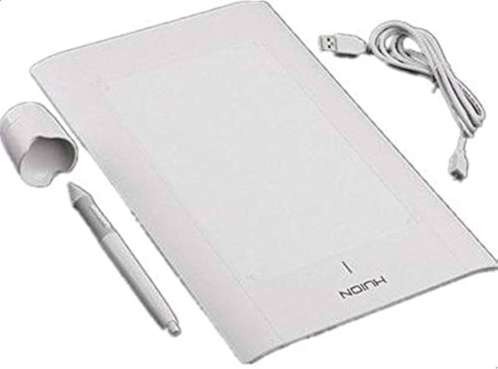 Huion Art Graphics Drawing Tablet with 4000LPI Cordless Digital Pen - White [GC1405]