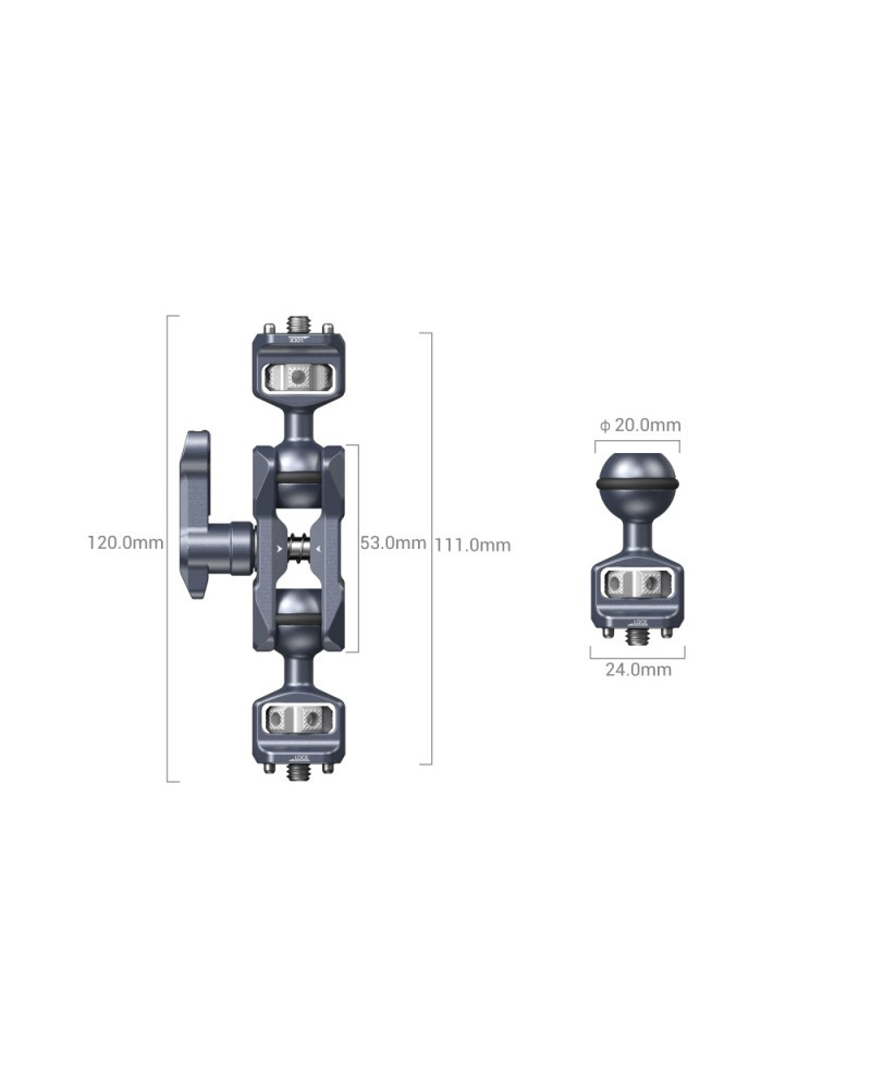 SmallRig Magic Arm with Dual Ball Heads (1/4”-20 Screws)