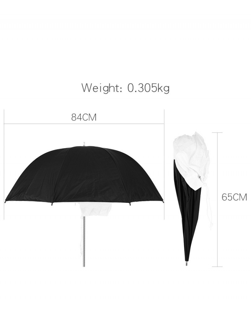 33" 84CM PHOTO STUDIO FLASH STOBE LIGHTING REFLECTIVE