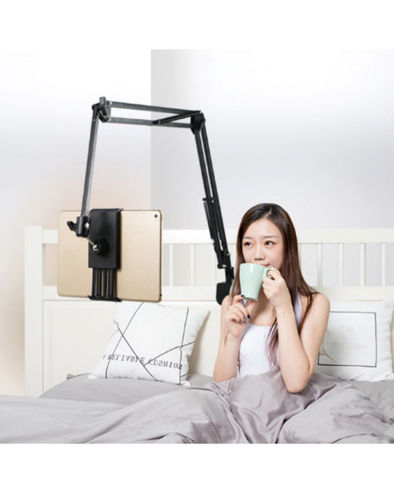 Tablet Stand Adjustable Microphone Suspension Boom Scissor Arm Stand