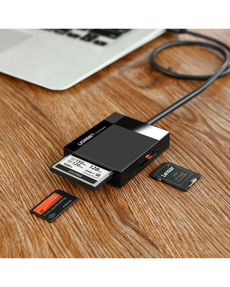 Ugreen All in One USB 3.0 Card Reader SD TF CF MS Micro SD Smart Card