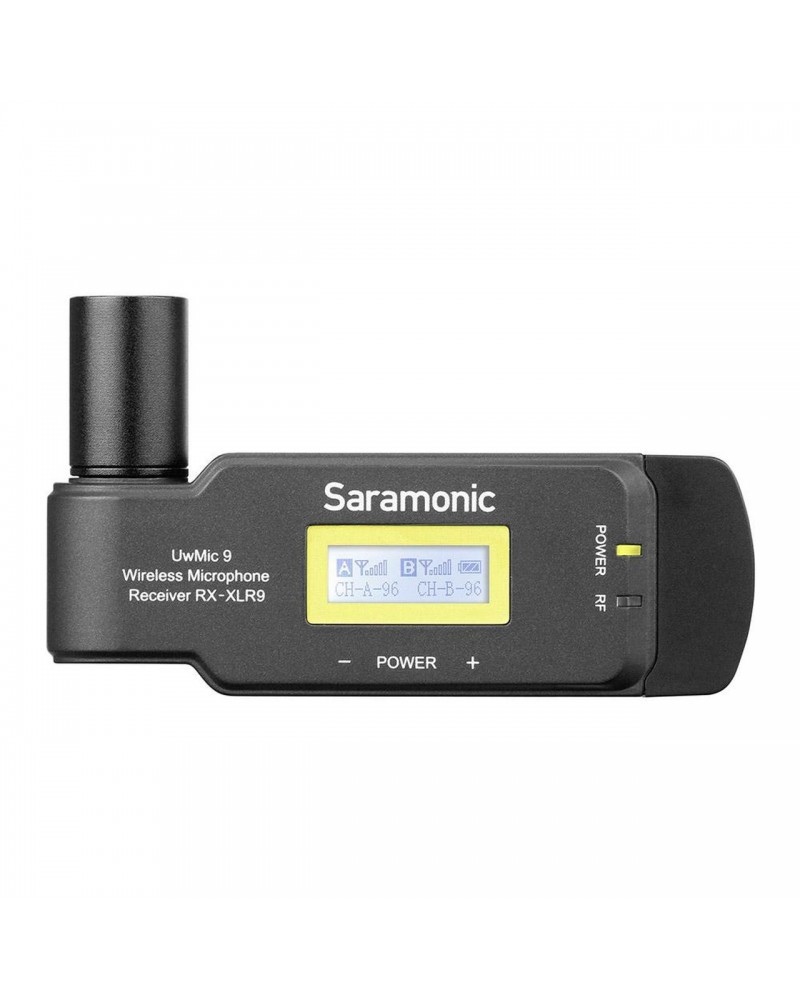 Saramonic UwMic9 TX9+RX-XLR9 UHF Wireless Lavalier Mic System with Plug-On