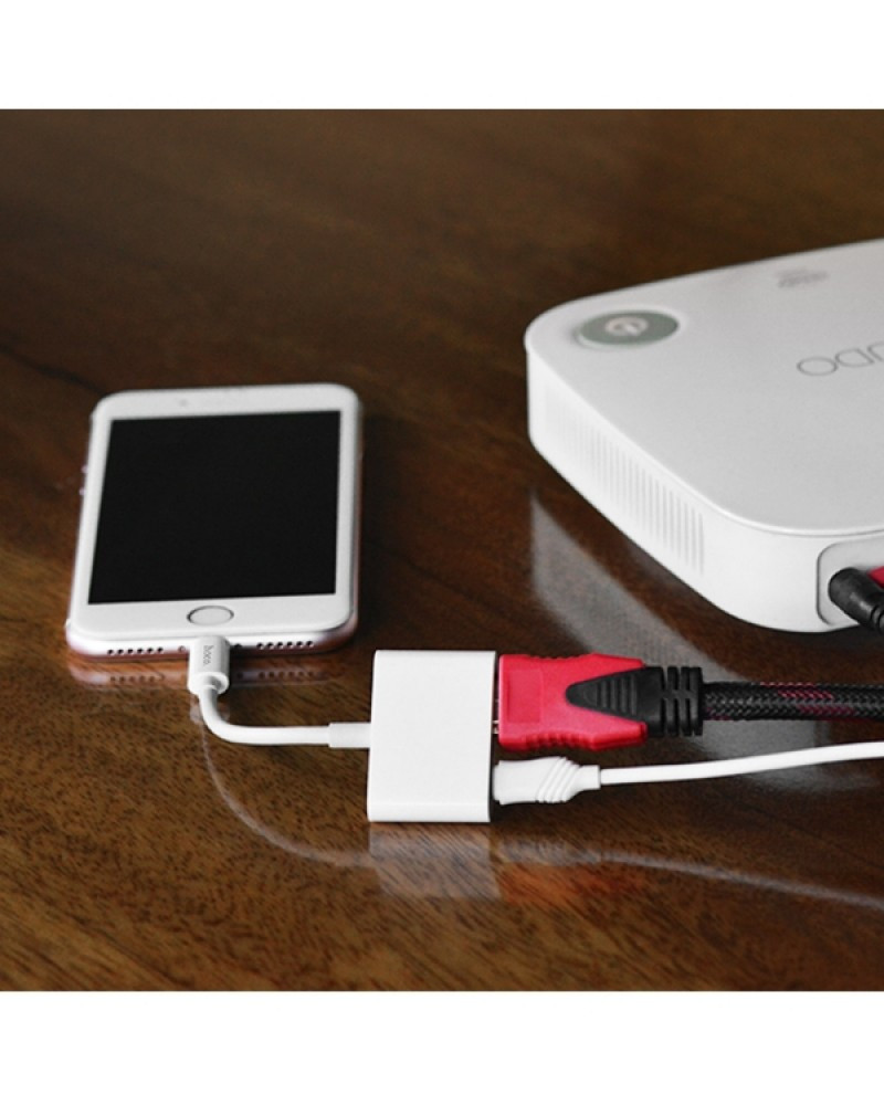 Hoco UA11 Lightning to HDMI Adapter 1080p HD Output