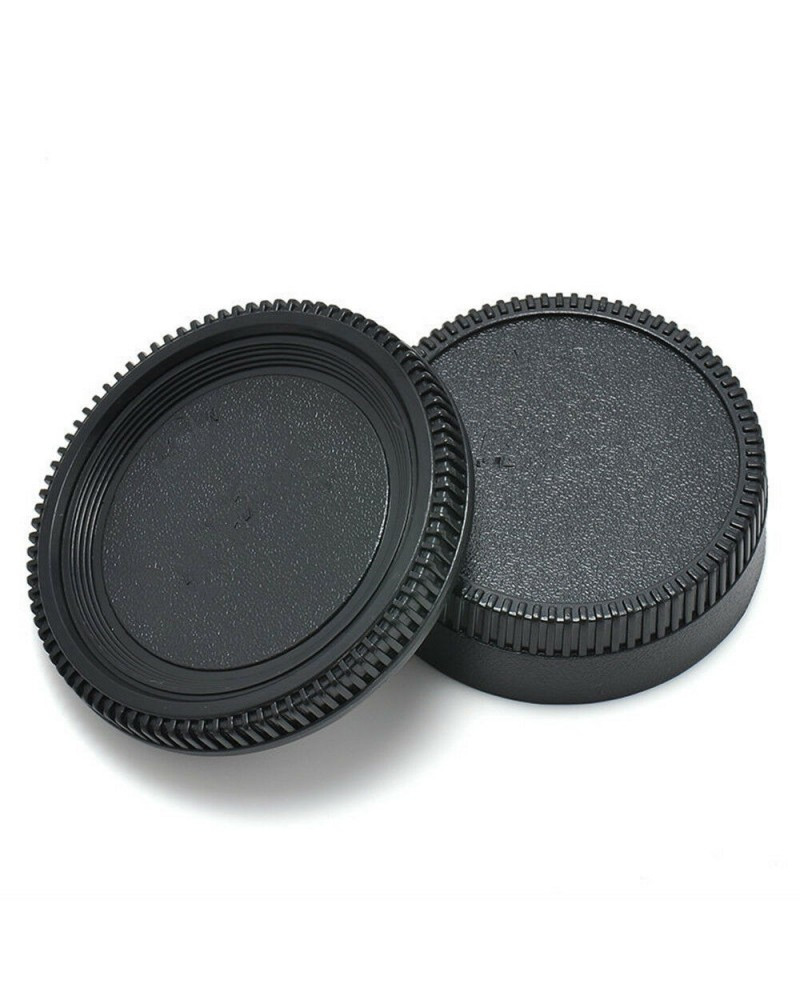 Camera Body Cap & Camera Rear Lens Cover for All Nikon AF Cameras