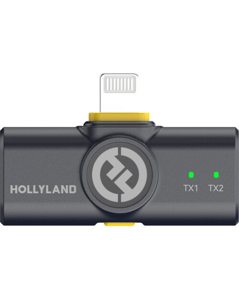 Hollyland LARK M2 DUO 2-Person Wireless Combo Microphone System (Shine Charcoal)
