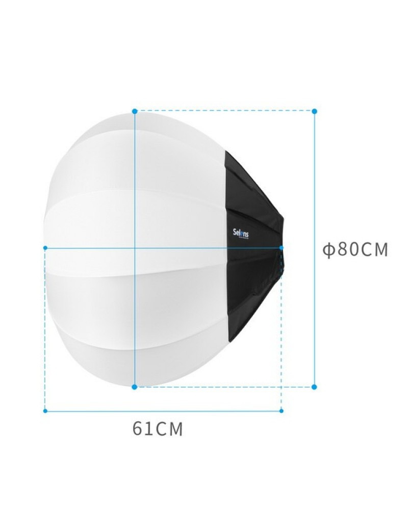 80 Cm Ballon Quick Bal Softbox Bowens