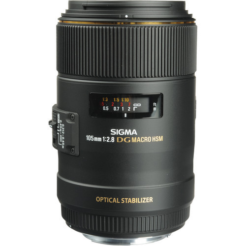 Sigma 105mm f/2.8 EX DG Macro OS  Lens for Canon EF