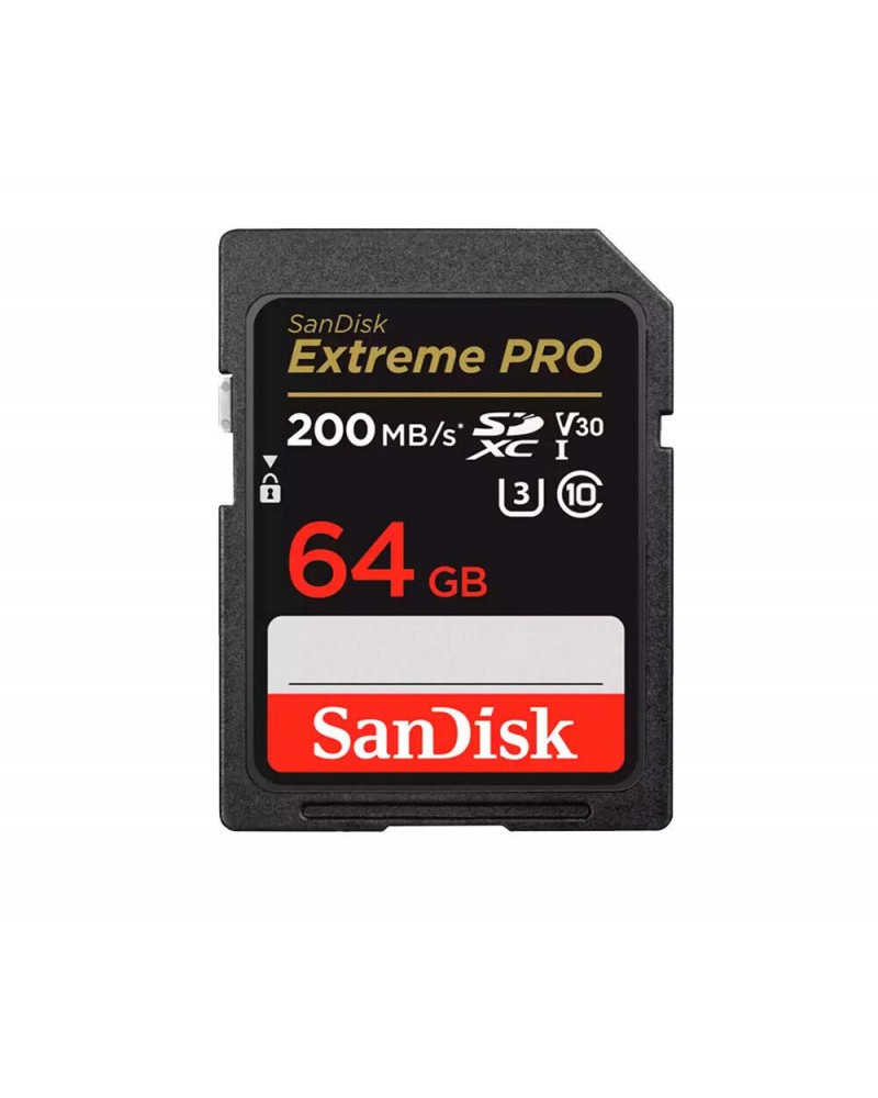 SanDisk Extreme PRO SDXC 64GB 200MB/S V30 UHS-I Card