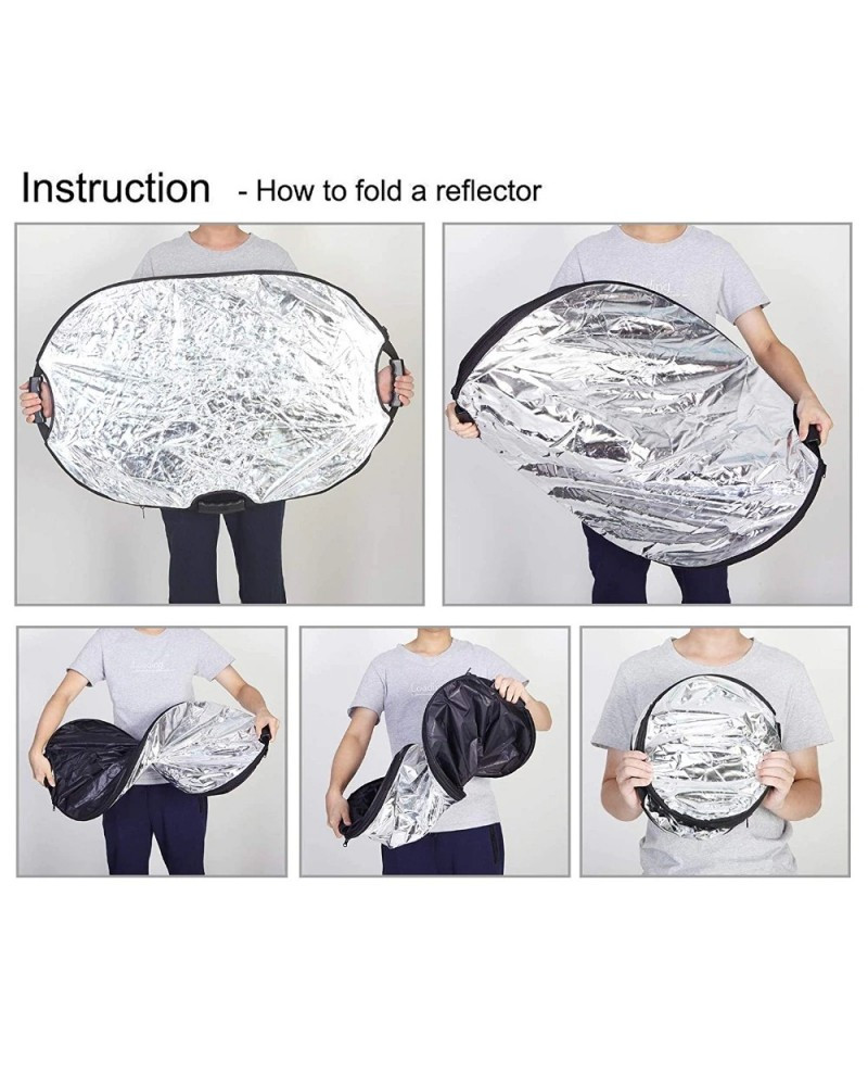 Selens 80x120cm 5 in 1 Reflector Photography Portable Light Reflector