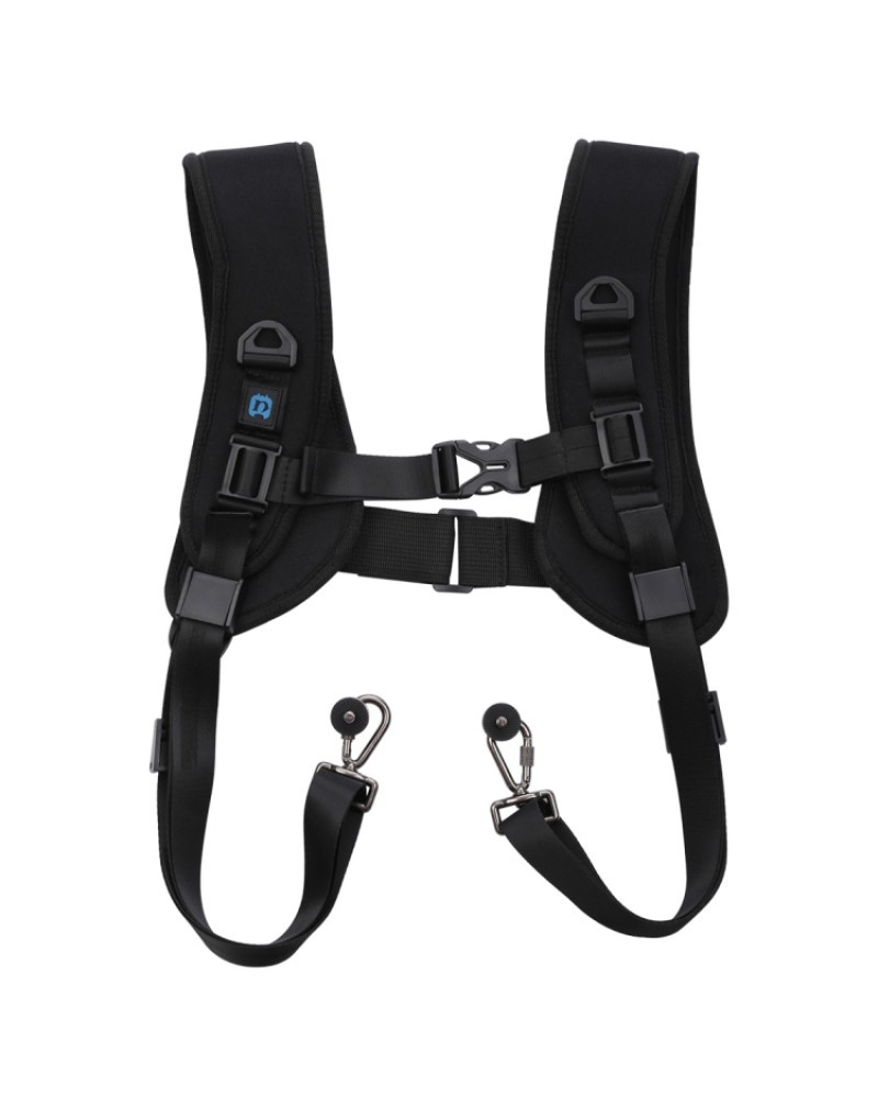 PULUZ Quick Release Double Shoulder Harness Soft Pad Decompression Foam Strap Belt for DSLR Digital Cameras