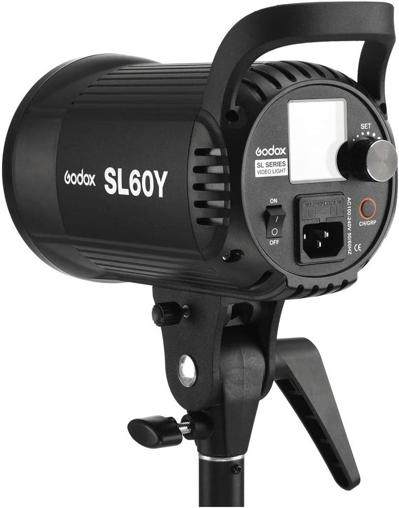 Godox SL-60Y Yellow Version LED Video Light Continuous Light Bowens Mount 3300K for Photography Studio Video Recording