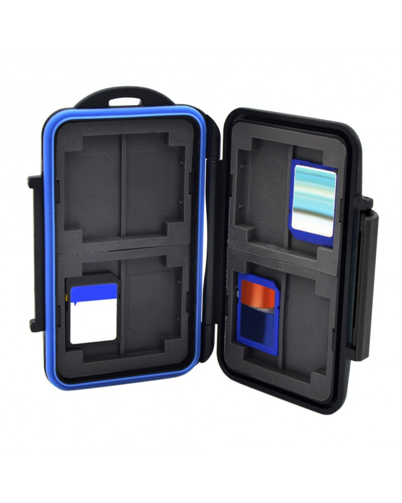 Hard Cases Memory Card Case Holder for 8 x SD SDHC Cards
