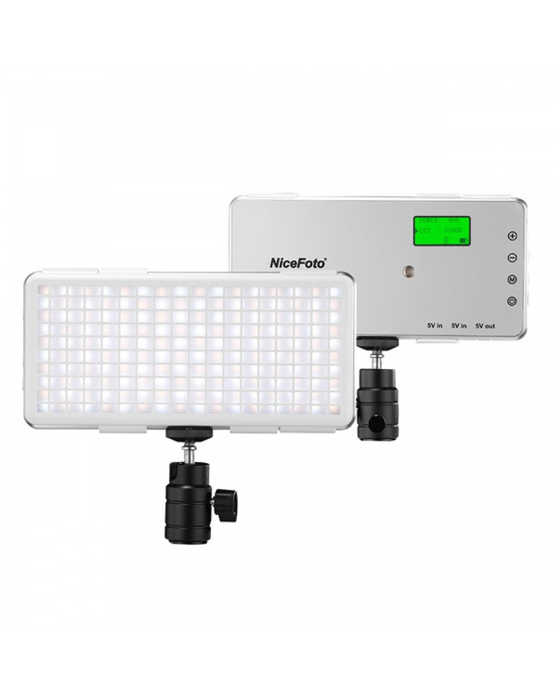 NiceFoto SL-120A 12W Built-in 4000mAh Lithium Battery Pocket LED Video Light
