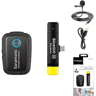 SARAMONIC BLINK 500 B3 WIRELESS CLIP-ON MIC SYSTEM FOR IPHONE & IPAD