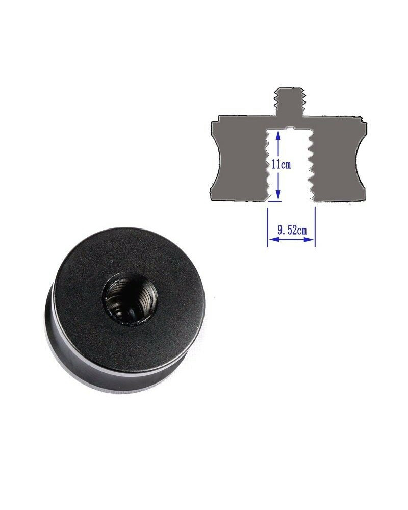 2pcs of 1/4 Female to 3/8 Male Adapter