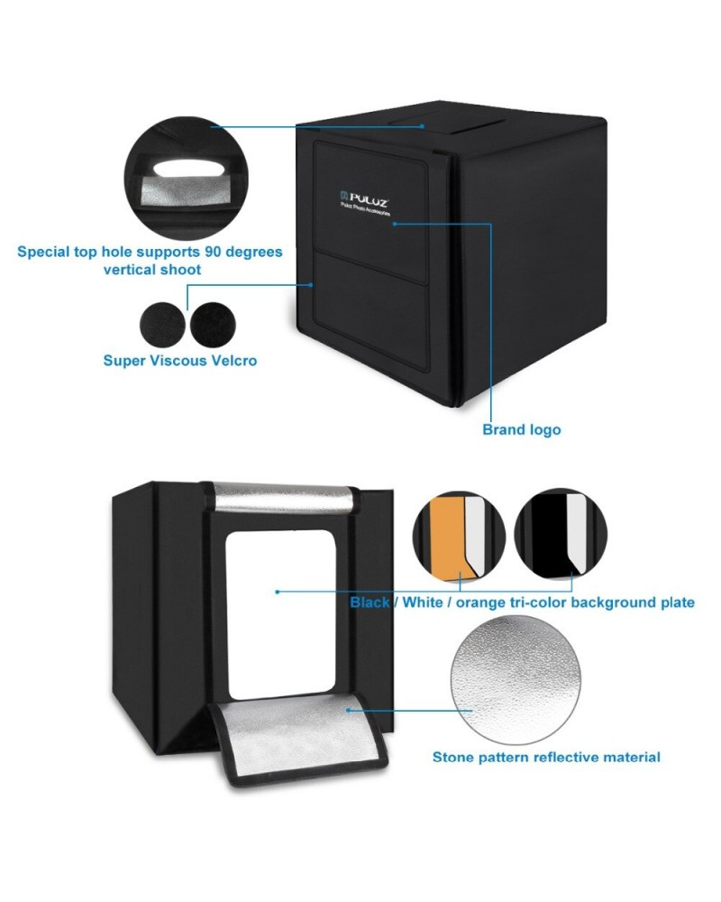 PULUZ 80X80cm lightbox Photo Studio Box softbox