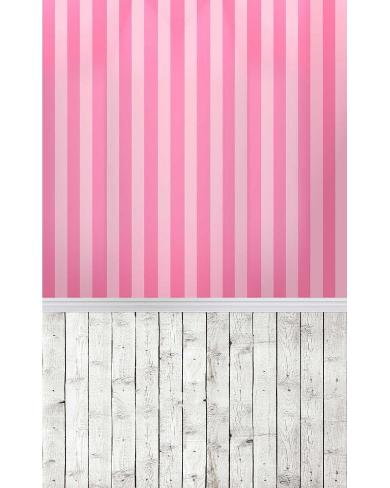 Wood Floor Photography Backdrop Pink Wall Background For Studio