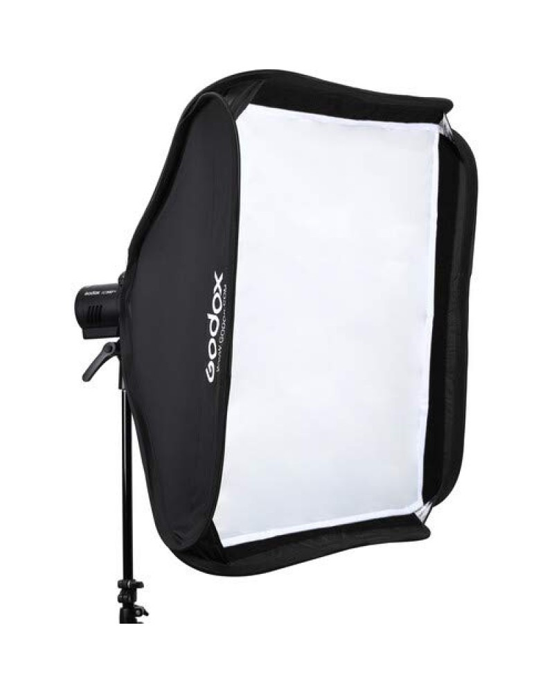 Godox S2 Bowens Mount Bracket with Softbox & Carrying Bag Kit (60x60cm)